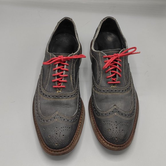 Allen Edmonds Men's Neumok Wingtip Leather Shoes - Picture 3 of 9